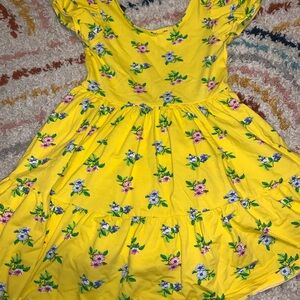 Janie and Jack Yellow Puff Sleeve Sundress